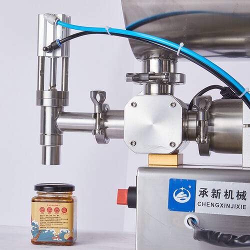 G2WG型半自动气动卧式双头膏体搅拌灌装机 胶水酱料灌装密封设备
