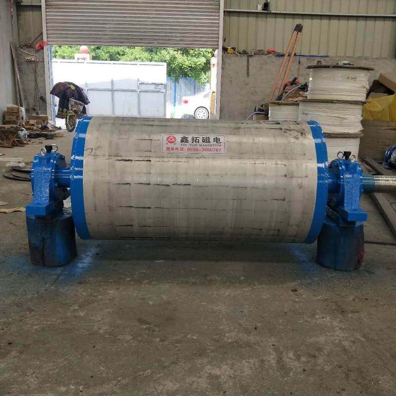 厂家加工磁选设备 定制永磁筒式除铁器  一件强永磁滚筒设备