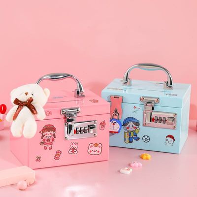 2025年新款存钱罐儿童女孩密码只进不出男孩大容量防摔零钱储蓄箱