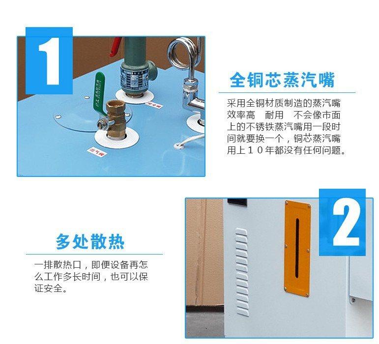 电加热蒸汽发生器锅炉全自动3/6/9/12/18/24/36/48KW绿星电锅炉