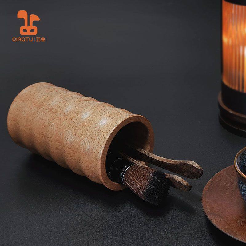 跨境新款实木筷子筒榉木露营户外木质笔筒室内家用笼筷厂家直销,餐饮具,筷子盒,淘宝优惠券,粉丝福利购,淘宝优惠卷