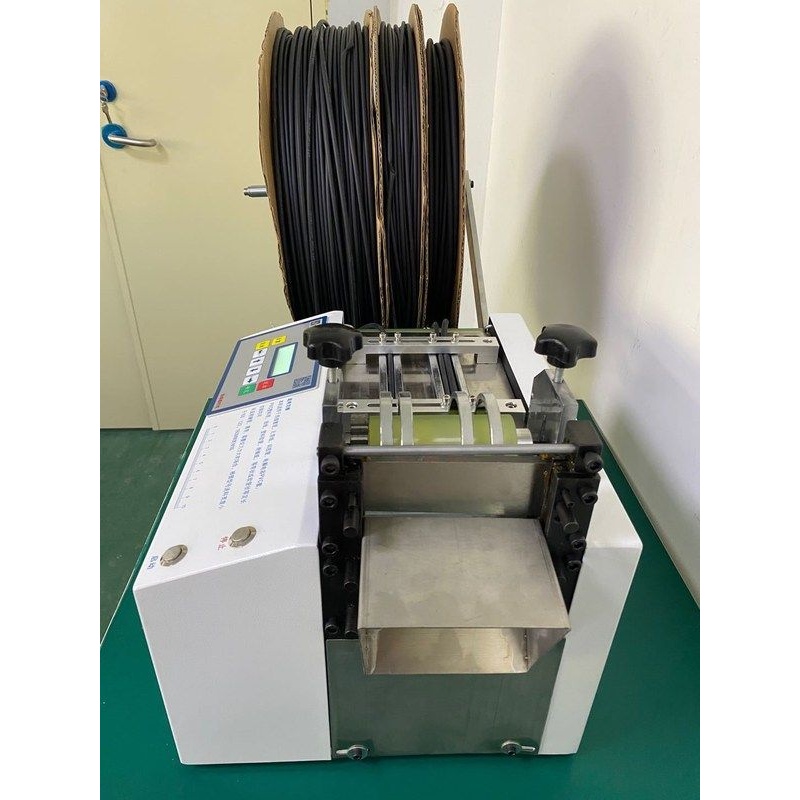 全自动热缩管裁切机硅胶管波纤管裁断机铁氟龙套管黄腊管切管机