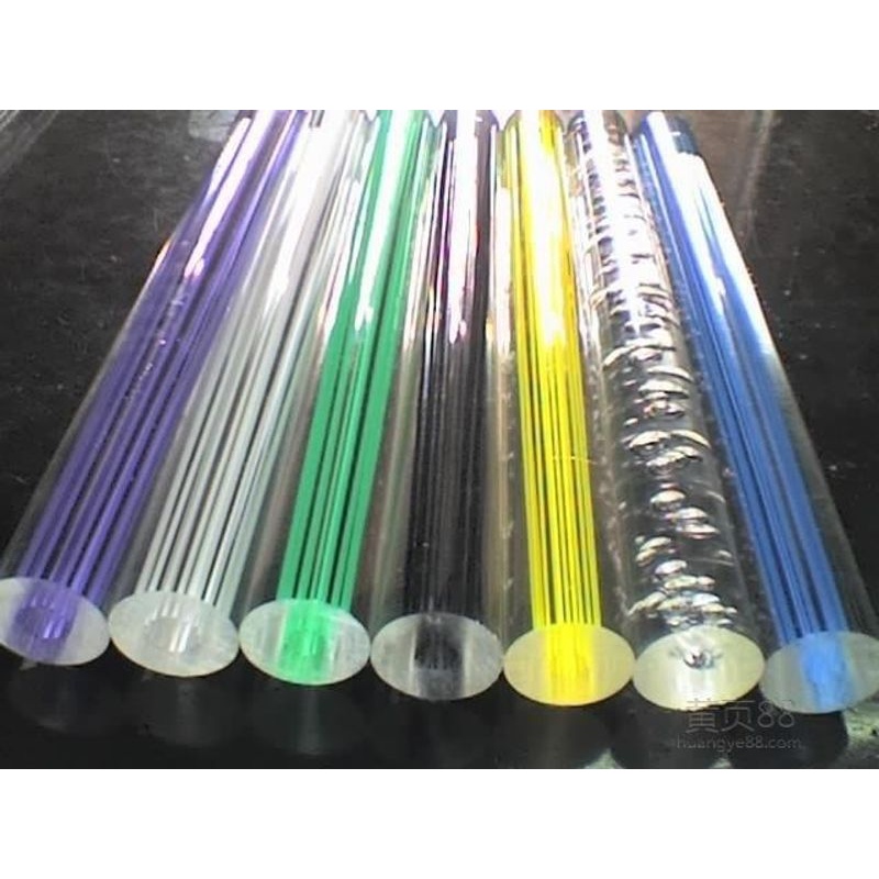 小直径PC棒，黑色3，4，5MM,6MM,8毫米 小规格透明聚碳酸酯PC棒材