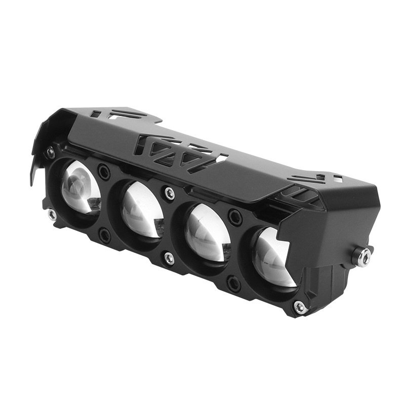 新款跨境专供摩托车射灯电动车LED照珠双色灯4前射灯射灯聚光,摩托车/装备/配件,摩托车车灯,淘宝优惠券,粉丝福利购,淘宝优惠卷