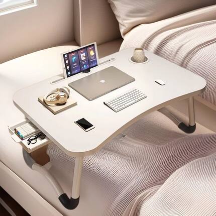 可折叠床上小桌子学习书桌多功能卧室飘笔记本电脑窗桌桌炕几支架