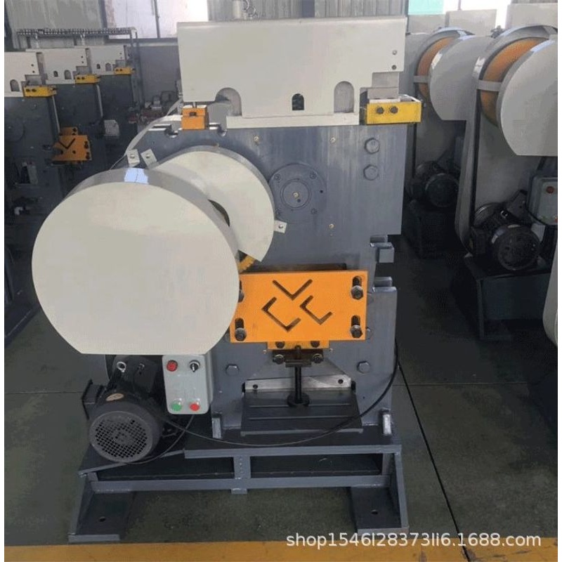 多功能联合冲剪机角铁槽钢切断机小型角钢扁铁冲孔剪切一体机