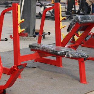 平卧推胸训练器健身房商用仰卧推举训练器多功能卧推床健身器材