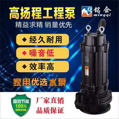 厂家直销 WQX工程潜水泵 2寸污水泵 高扬程潜水泵 潜水排污泵380V