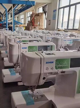 sewing machine佐屹家用绣花机ZY-1950单绣花 小型电脑刺绣机DIY