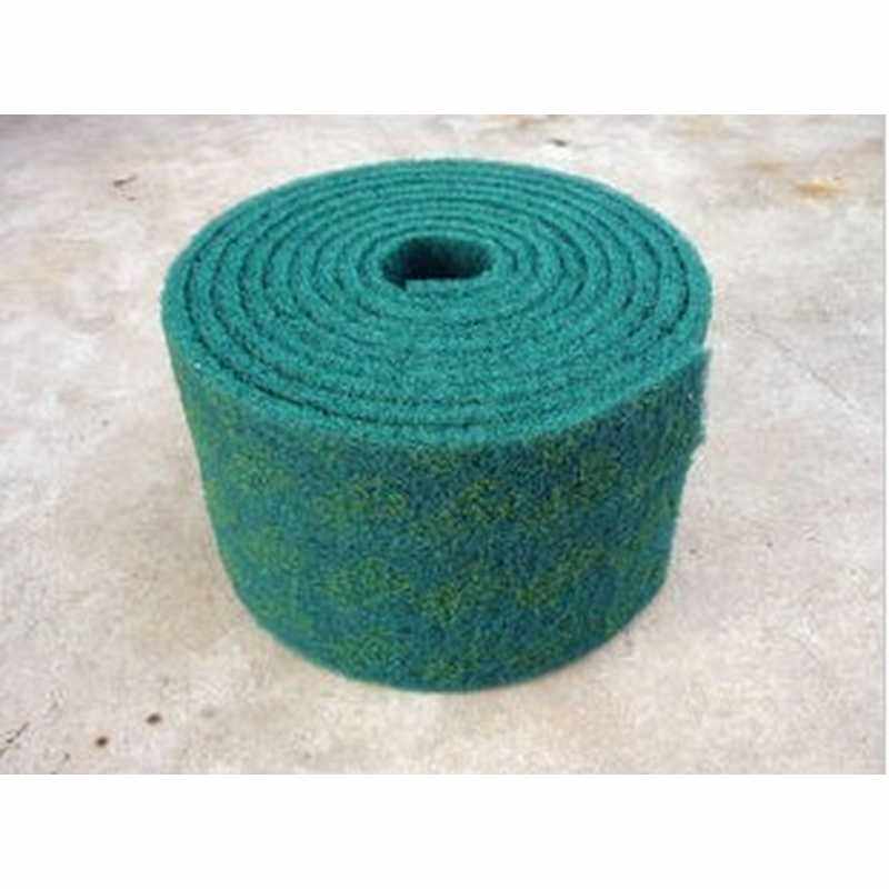 正品8698绿色工业百洁布/不锈钢专用拉丝布/铁板烧清洁尼龙卷6米