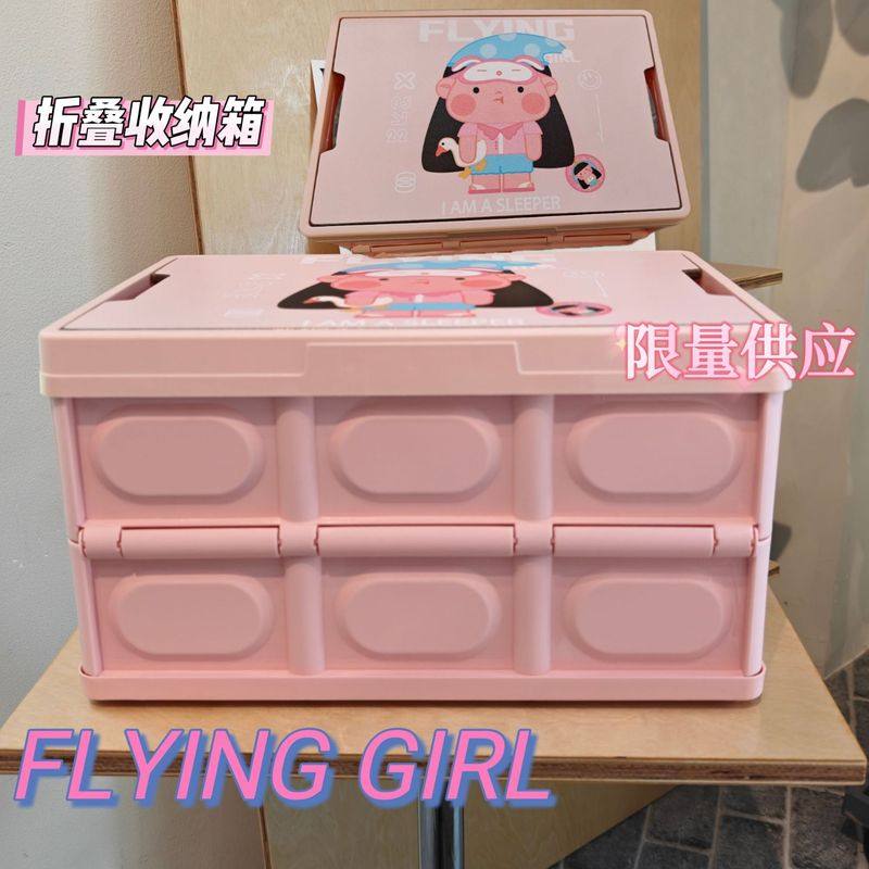 放飞女孩收纳箱露营箱礼盒礼品箱箱购物篮整理折叠IP款车载,户外/登山/野营/旅行用品,露营折叠箱,淘宝优惠券,粉丝福利购,淘宝优惠卷