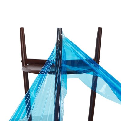 蓝色缠绕膜PE拉伸膜打包膜塑料膜膜加长保鲜膜厂家包装工业膜围