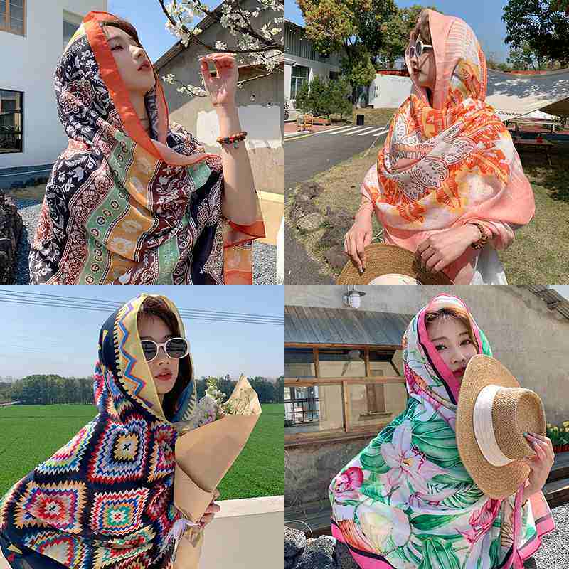 新品 春夏游玩防晒百搭披风打卡拍照透气外搭斗篷棉麻印花个性旅,服饰配件/皮带/帽子/围巾,防晒披肩,淘宝优惠券,粉丝福利购,淘宝优惠卷