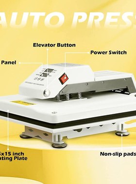 YF65A15自动烫画机Autoheatpress机machine自动热转印