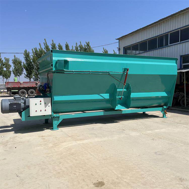 单轴粉碎草捆搅拌机饲喂牛羊揉丝青贮混草机草料混合粮食拌料机