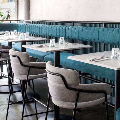 北欧现代简约吧台椅金色岛中奢家用吧台椅台椅子凳餐轻高脚靠背皮