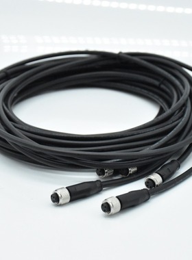 M12工业相机12芯插头线缆M12MSAS-12BMMM-SL8D01Xcode的