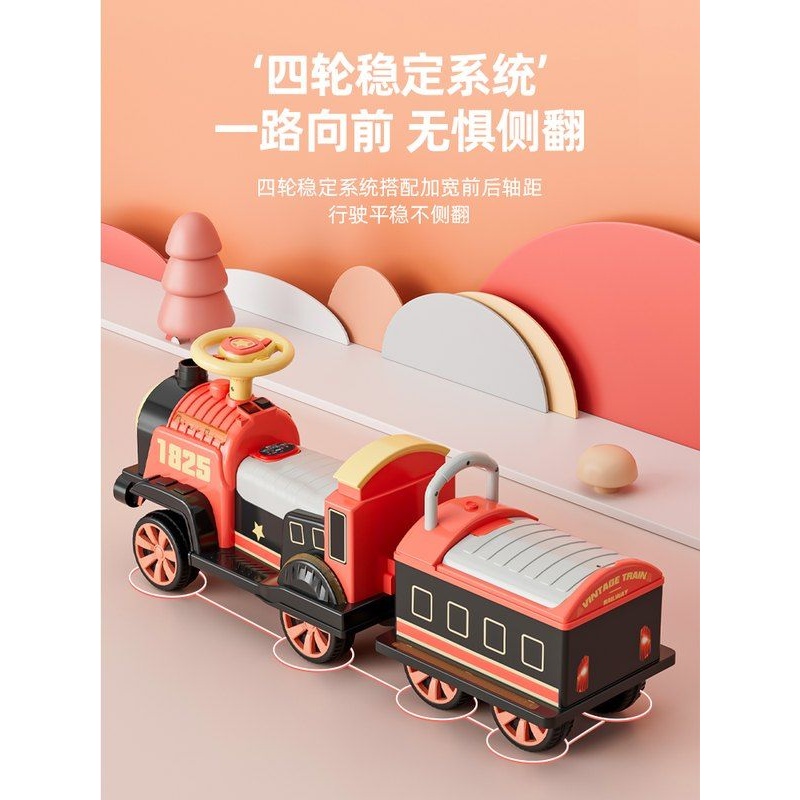 儿童玩具男童小女孩益智火车1一2岁3到4-5宝宝生日儿童节礼物汽车