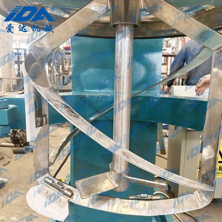 可冷却螺带式高剪切高粘稠物料双轴刮壁式低速搅拌机