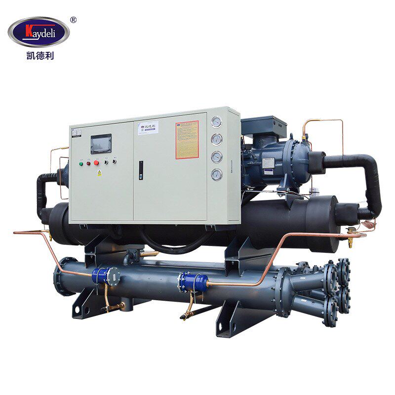 200hp水冷螺杆式冷水机食品加工恒温冰水机不锈钢款工业冷冻机组