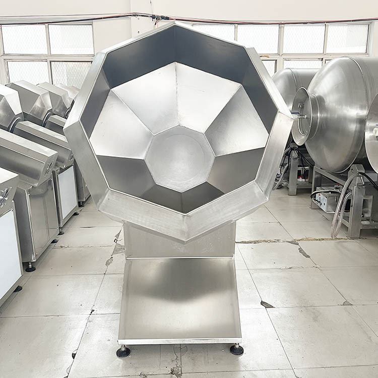 全自动酱菜小咸菜八角上料调味机油炸食品高速混料机滚筒式拌料机