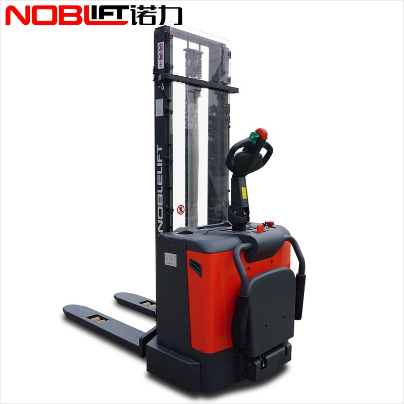 广东佛山珠海广州肇庆堆高车站立式小型升高搬运车全电动升降叉车