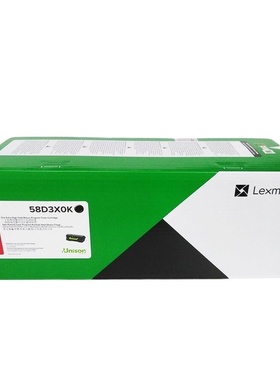 利盟碳粉盒58D3X0K黑色/3.5万页/China Kiosk版 适用机型：MS823