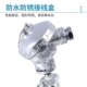 pt100热电阻偶温度传感器一体化温度变送带保护盲套管K型高温铠装