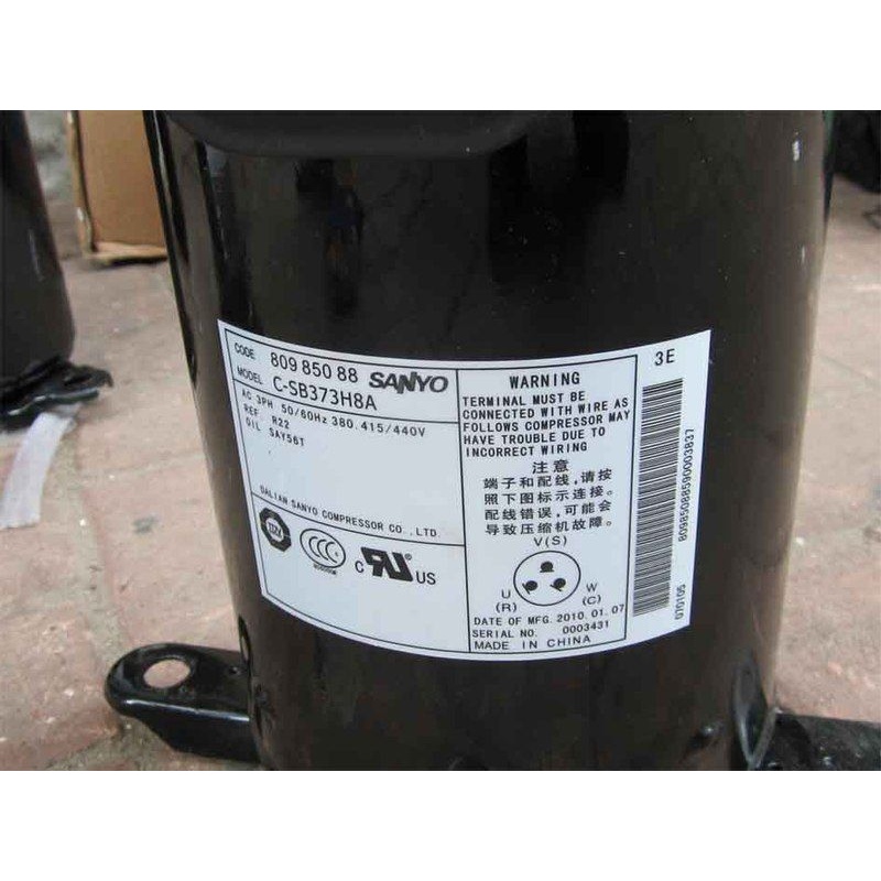 全新三洋5p匹空调压缩机C-SB373H8F C-SBX180H38C C-SBX150H38A