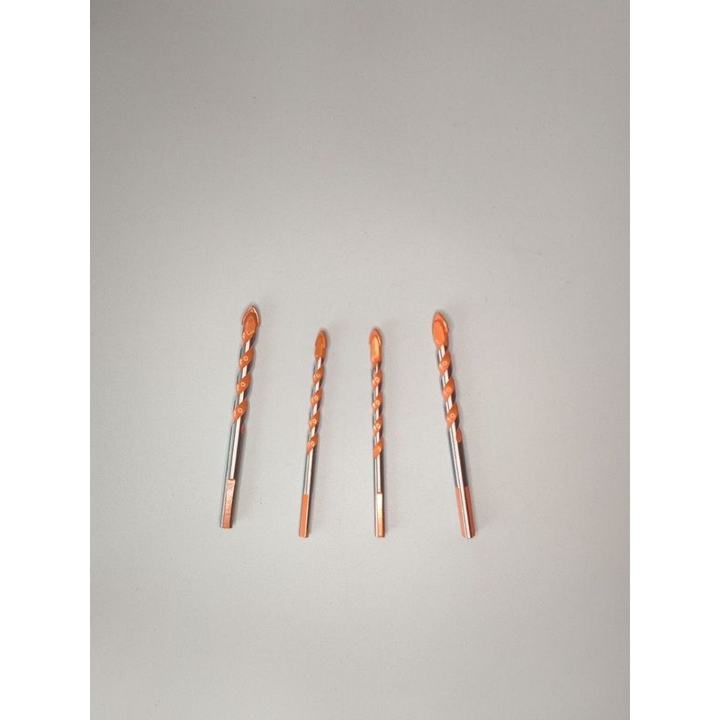 直柄麻花三角钻头双螺纹陶瓷墙壁大理石开孔钻6 8 10 12 mm