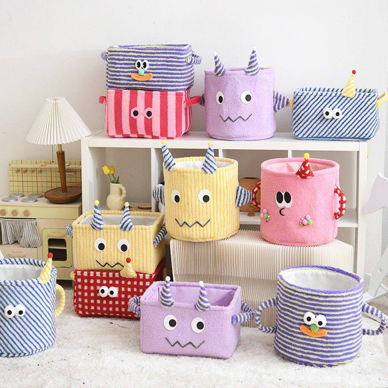 卡通收纳盒衣物收纳箱加厚儿童布整理水洗收纳艺收纳可箱玩具篮,收纳整理,毛绒玩具收纳桶/箱,淘宝优惠券,粉丝福利购,淘宝优惠卷