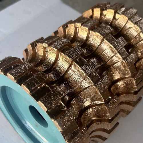 150石材磨边机磨轮半圆边花线边磨具金刚石烧结磨头花岗岩圆角轮