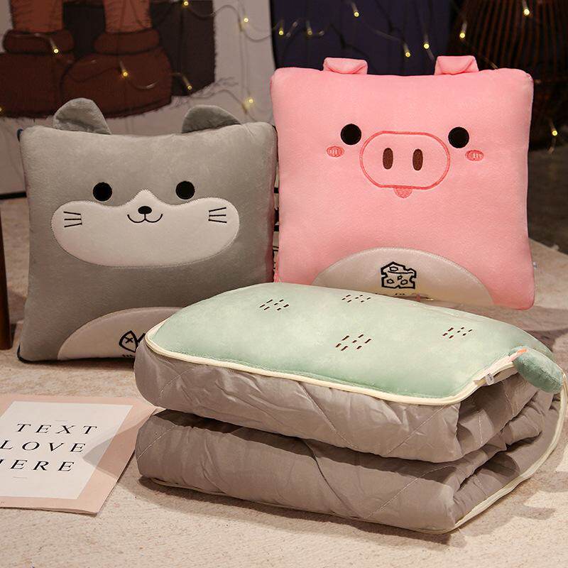 新品 抱枕被两用冬季办公室午睡毯枕头二合一汽车沙发载靠垫靠枕,居家布艺,抱枕被,淘宝优惠券,粉丝福利购,淘宝优惠卷