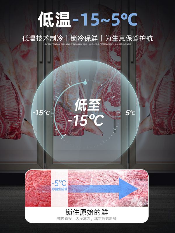 好普利佳挂肉柜商用牛羊肉保鲜展示柜子冷藏冰柜立式冷冻柜排酸柜