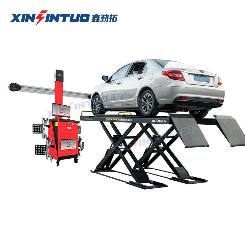 劲拓超薄免挖坑子母大剪举升机汽车升降机汽修保养架四轮定位仪,汽车零部件/养护/美容/维保,汽车升降机,淘宝优惠券,粉丝福利购,淘宝优惠卷