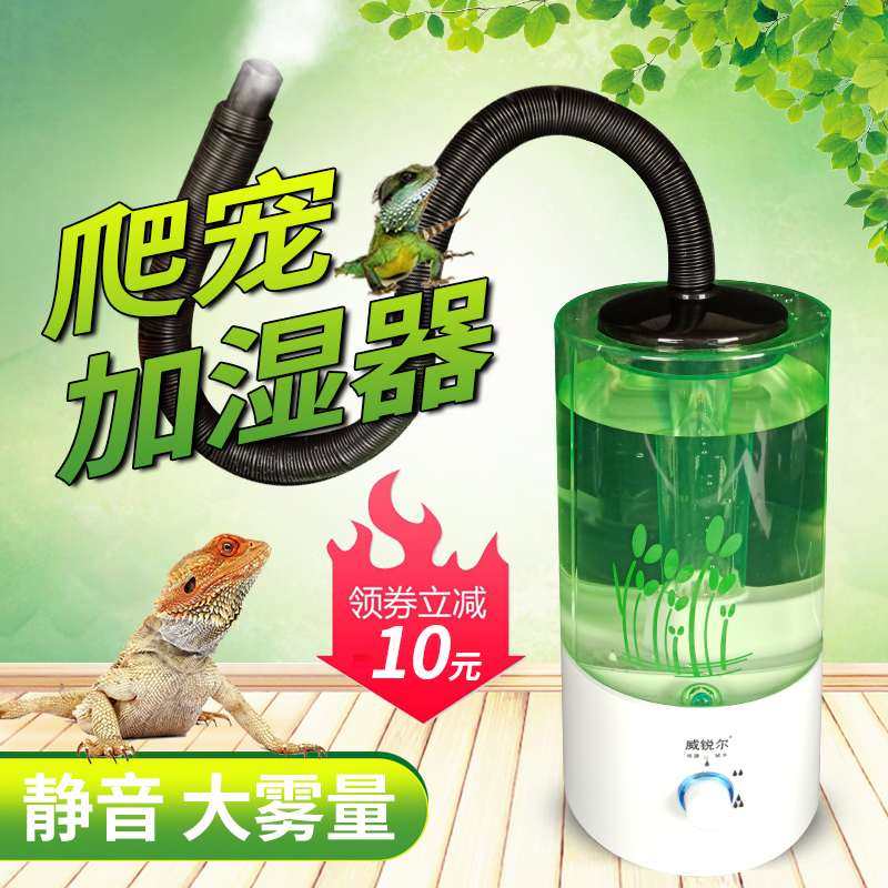 爬宠带管陆龟加湿器植物雾化器树蛙变色龙蜥蜴爬虫喷雾器自动雾化