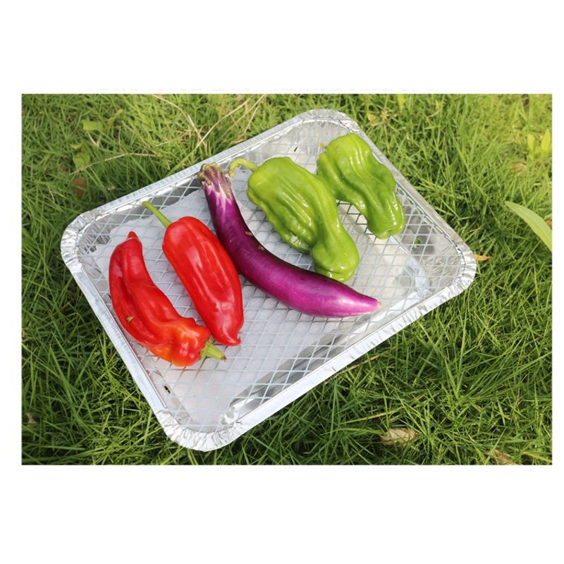 新款直销盒子一次性烧烤炉户外方便带碳烤炉一点即燃便携式碳烤炉