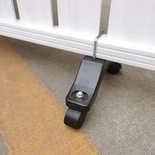 电暖气片专用u型支架脚轮暖气片批发万向脚轮支架轮子油汀电