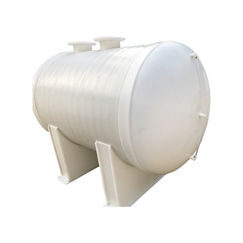 苏州供应pp无缝缠绕卧式储罐卧式水塔工业储水罐带底座塑料储水桶