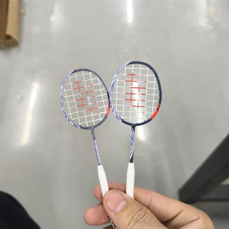 迷你羽球拍小型羽毛球拍迷你版diy塑料挂件可定制