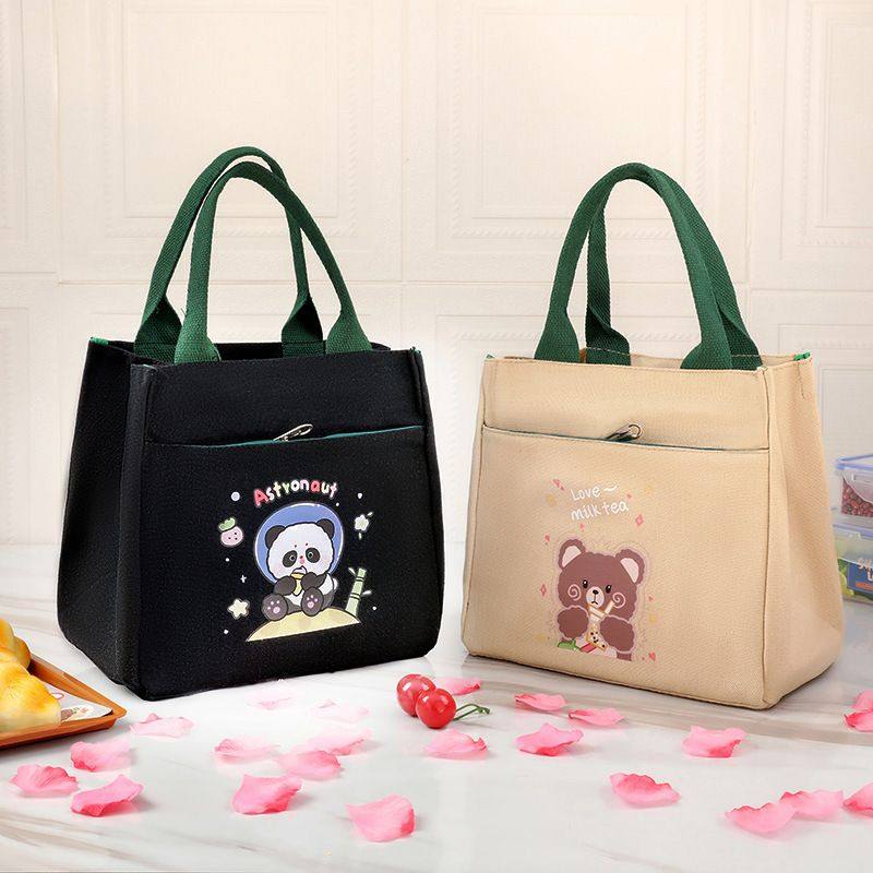 上班带饭的饭盒袋子铝箔保温袋日式午餐加厚帆布手提包手拎包,收纳整理,便当包,淘宝优惠券,粉丝福利购,淘宝优惠卷