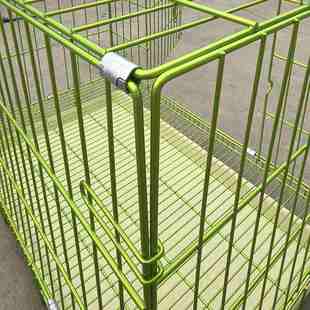 加粗可折叠狗笼子小型犬幼犬大型中型犬宠物猫笼加密结实室内纳米