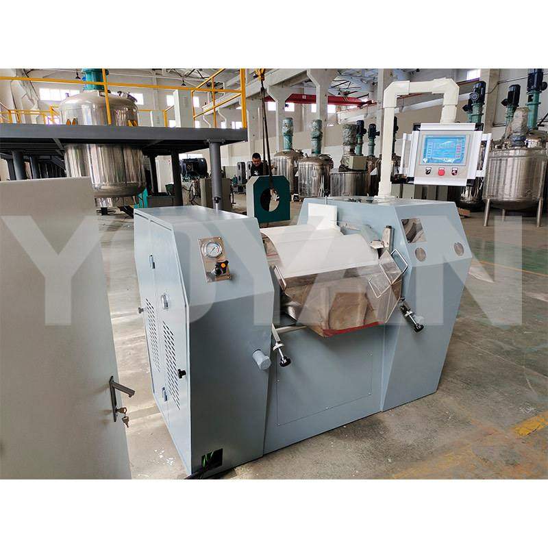 PLC控制液压三辊研磨机电子浆料光伏材料油墨三辊机操作简单