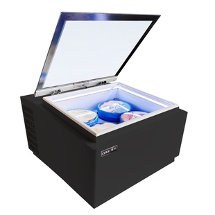 绿科台式冰棒展示柜除雾玻璃自动门冷冻柜冰淇淋小冰柜雪糕小冰箱