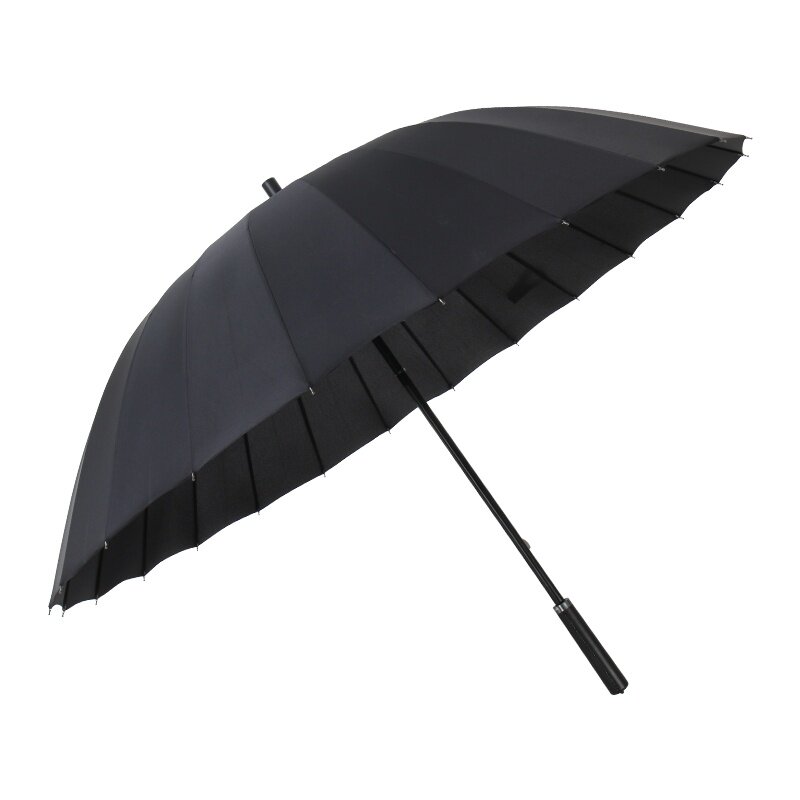 24骨长柄创意商务伞双人雨伞伞女士晴雨伞男直柄彩虹伞超大人2-3