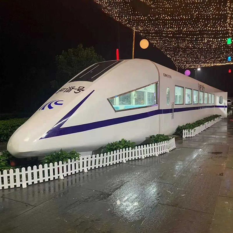 大型轨道交通教学互动仓 高铁模型专业实训仓 铁艺主题餐厅模拟仓