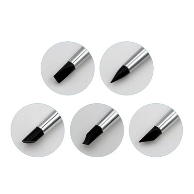 5Pcs Dental Resin Silicone Shaping Pen Brush Art Brush Denti