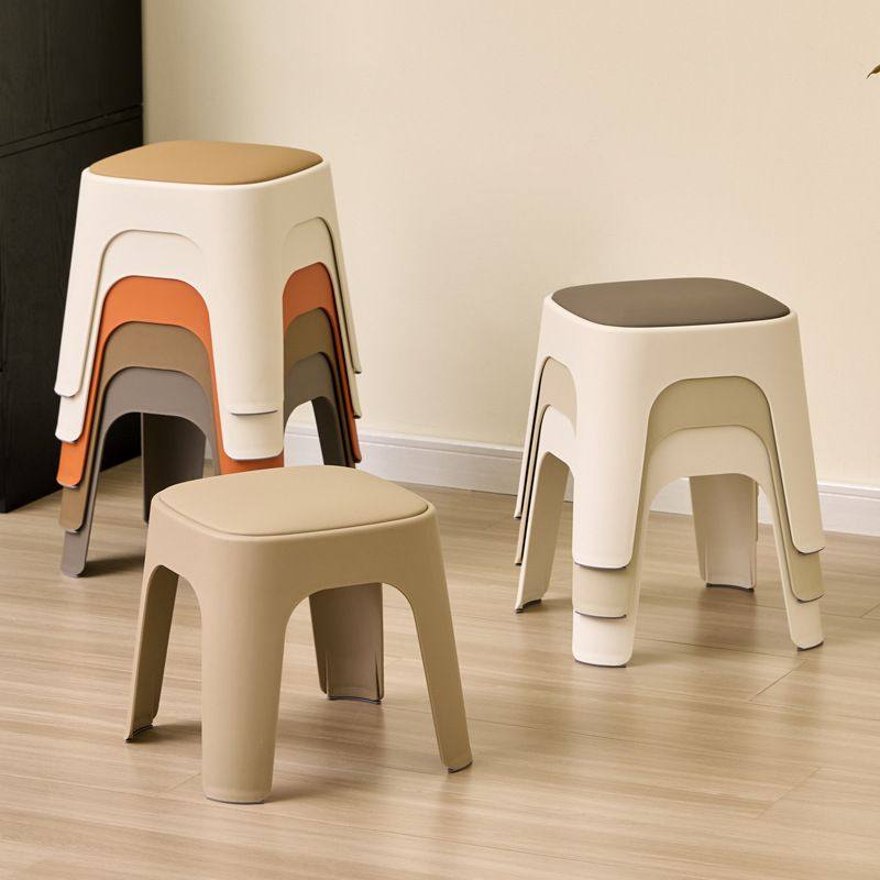 塑料凳子家用可叠摞方凳高客厅吃饭餐厅软餐椅简约凳现代凳子包,住宅家具,高脚凳,淘宝优惠券,粉丝福利购,淘宝优惠卷