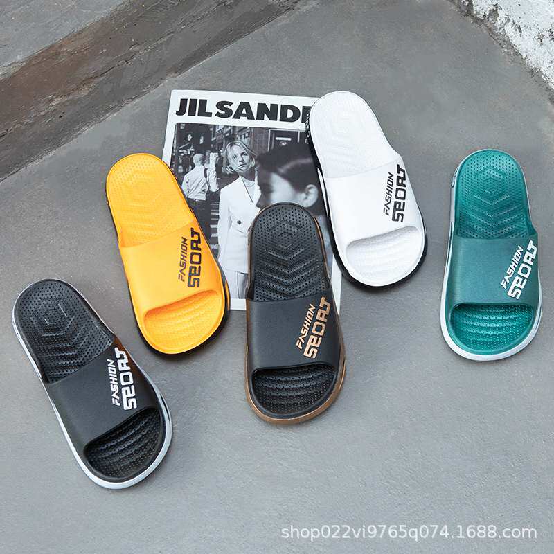 优选拖鞋男士夏季韩版外穿厚底情侣凉拖女居家软底踩屎感沙滩男女