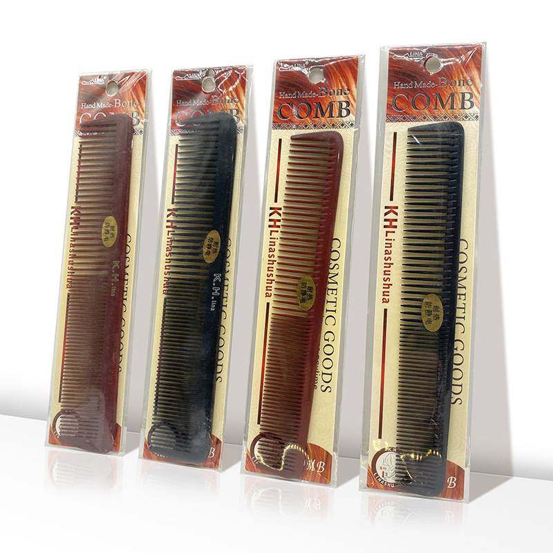 纯手工电木梳子尖尾手柄工具梳美发防静电宽发廊齿耐高温耐热梳